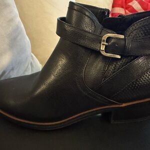 BareTraps Black Ankle Booties with Buckle